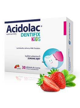 Acidolac<sup>®</sup> Dentifix Kids - 30 tabletek do ssania