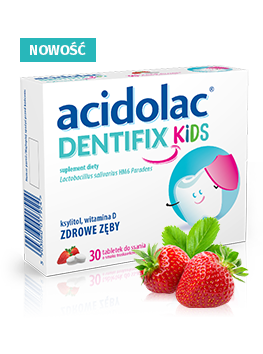 Acidolac<sup>®</sup> Dentifix Kids - 30 tabletek do ssania