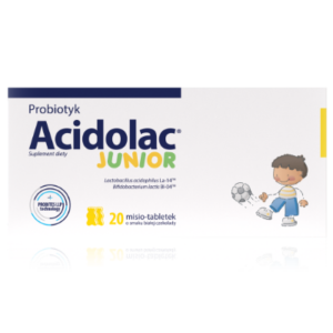Acidolac® Junior o smaku białej czekolady