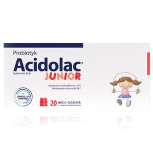 Acidolac® Junior o smaku truskawkowym