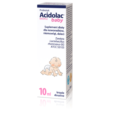 Opakowanie Acidolac Baby krople