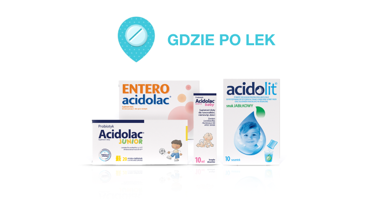 Logo Gdzie Po Lek, Zestaw produktów Acidolac